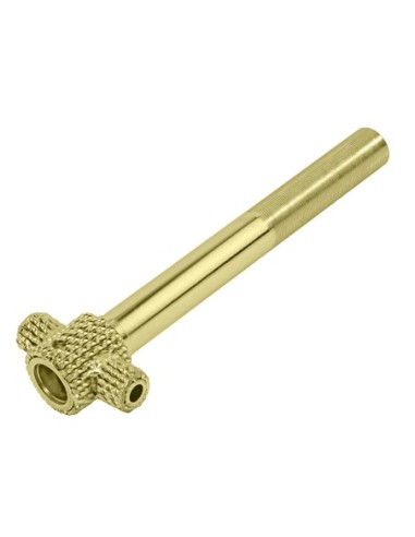 Twisted Spring Fork Steering Tube 22.2 8 1/2 Gold.